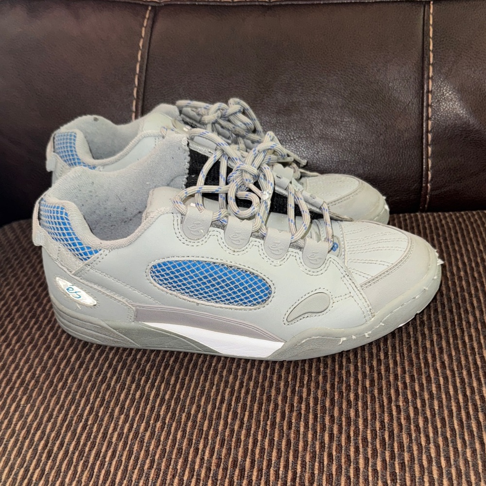 ES Skateboarding Shoes Chad Muska Gray Blue  Rare Limited Edition